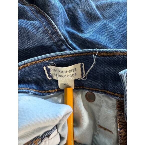 Madewell 10" High-Rise Skinny Crop Jeans: Button-Front TENCEL™ Denim Editn - 25 - Picture 12 of 12